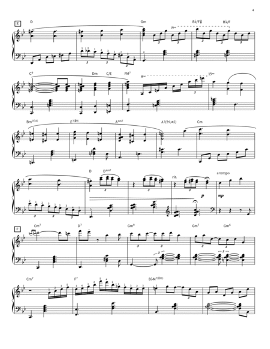Merry Go Round Of Life Piano Solo scores gallery preview page 4