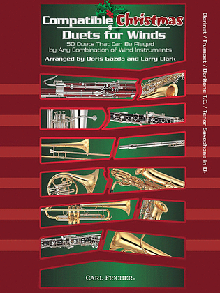 Book cover for Compatible Christmas Duets for Winds