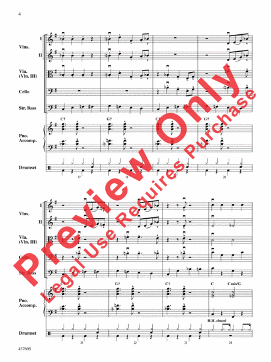 Jingle All the Way String Orchestra scores gallery preview page 5