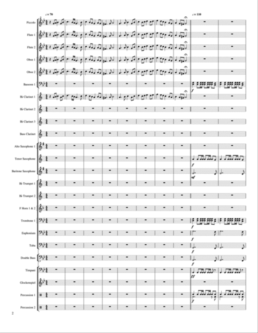 March Concert Band scores gallery preview page 2
