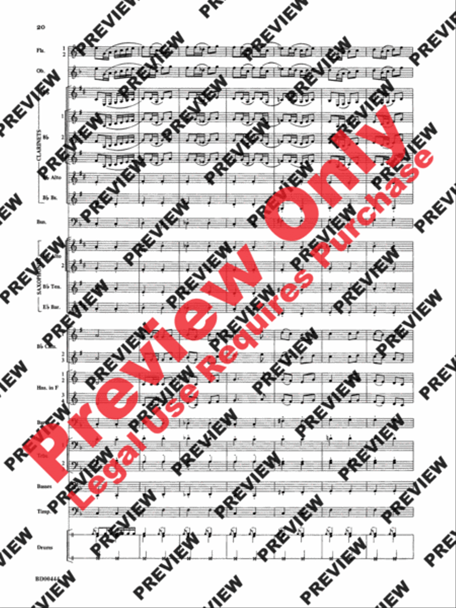 Lethbridge Overture Concert Band scores gallery preview page 21