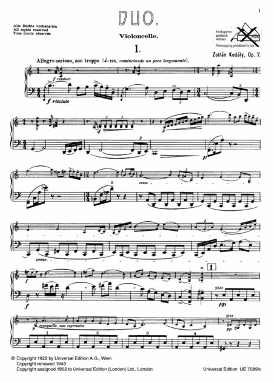Duo, Opus 7 Duo, Opus 7 Chamber Music scores gallery preview page 3