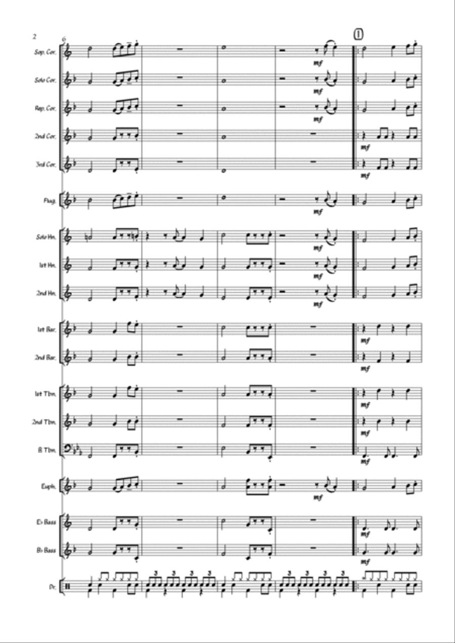 All My Loving Brass Band scores gallery preview page 4