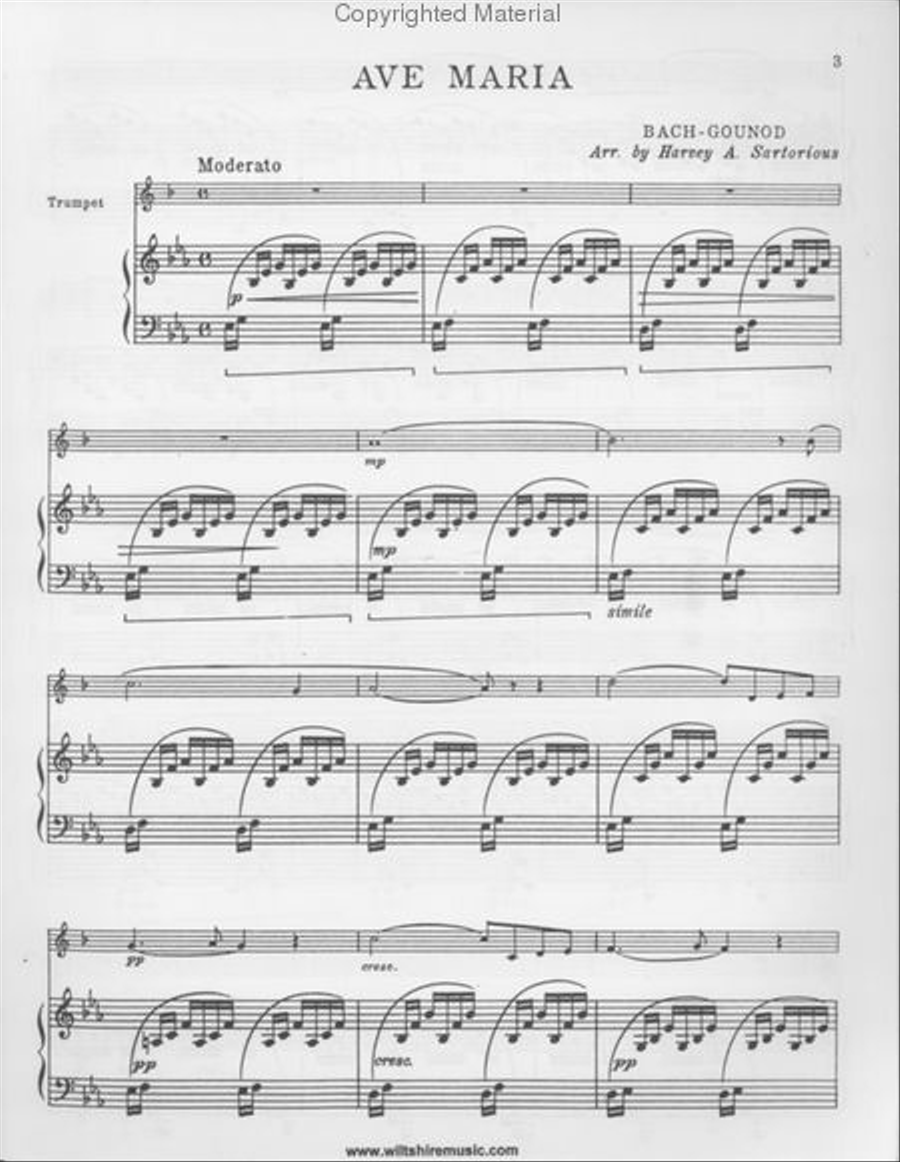 <br>Sheet music extract
