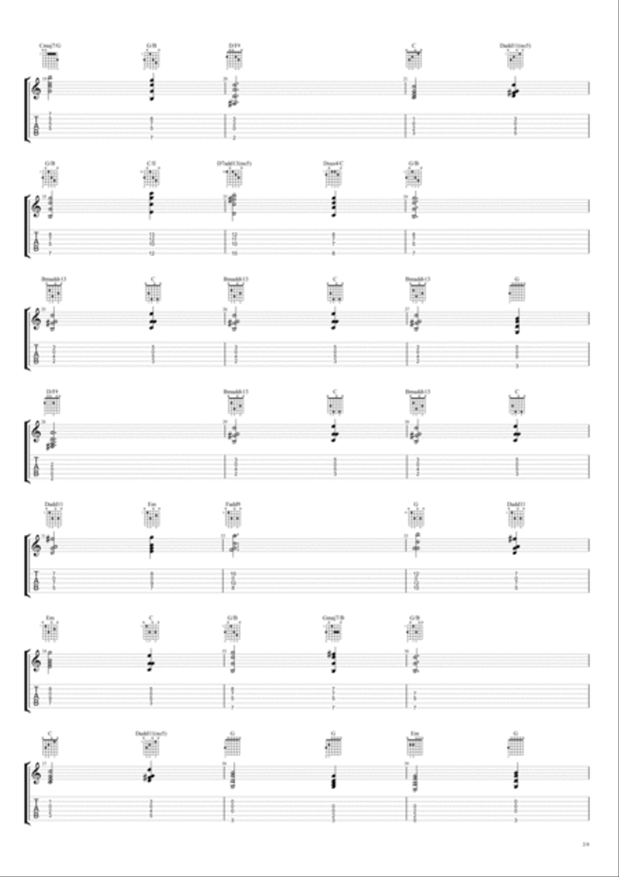 Two Three Acoustic Guitar scores gallery preview page 2