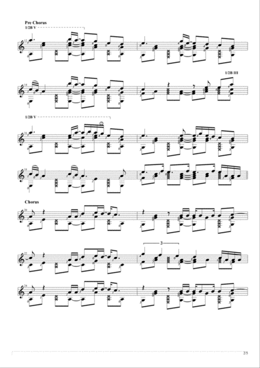 Solo (feat. Demi Lovato) Guitar Solo scores gallery preview page 2