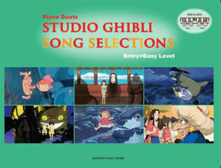 Book cover for Studio Ghibli Song Selections for Piano Duet Entry x Easyl/English Version