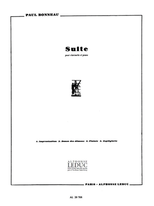 Book cover for Suite, For Clarinet And Piano