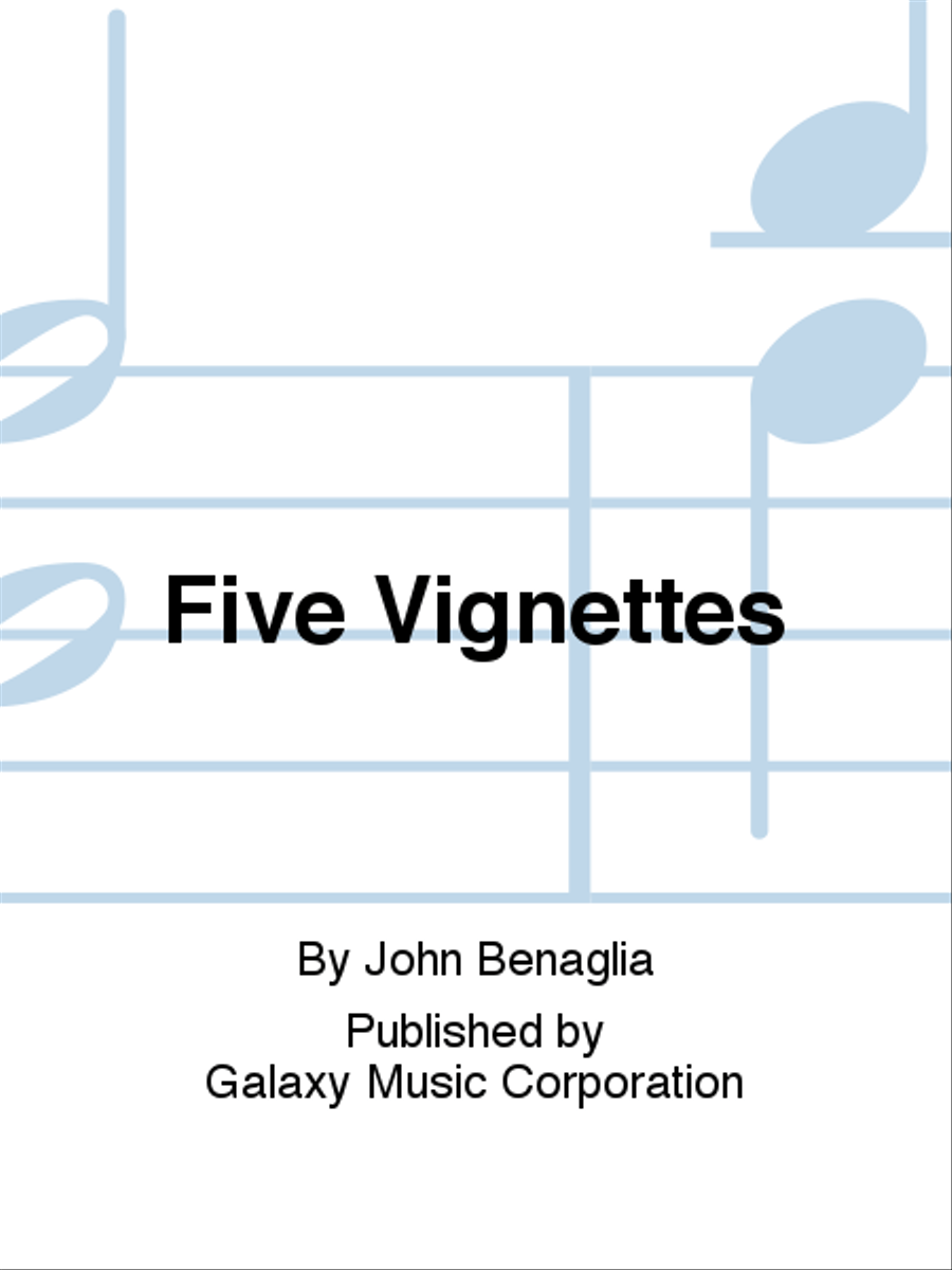 Five Vignettes 4-Part scores gallery preview page 1
