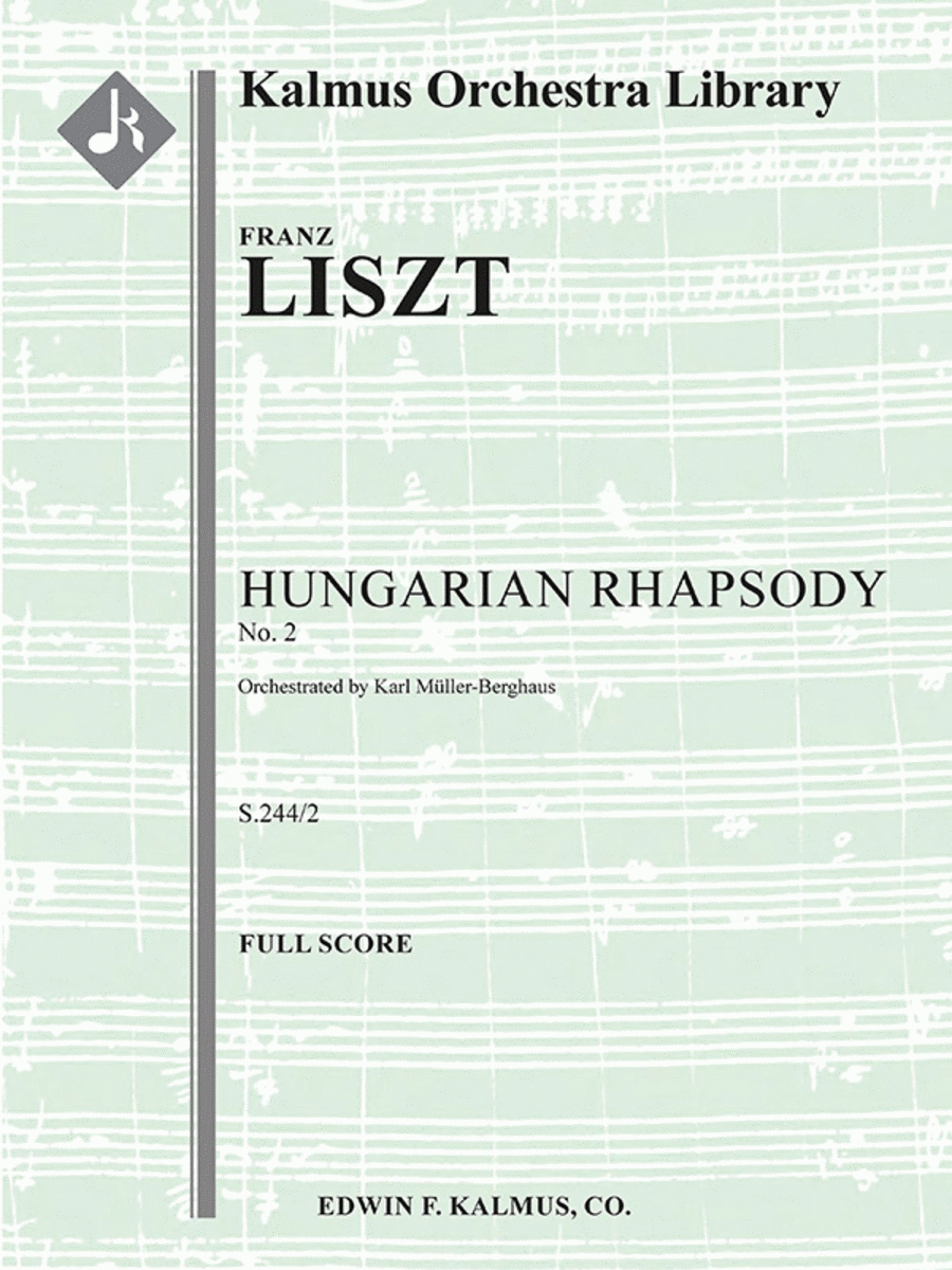 Hungarian Rhapsody No. 2, G. 359/2 Concert Band scores gallery preview page 1