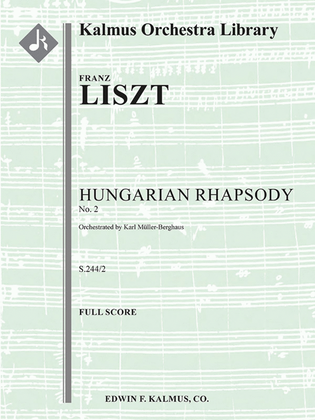 Book cover for Hungarian Rhapsody No. 2, G. 359/2