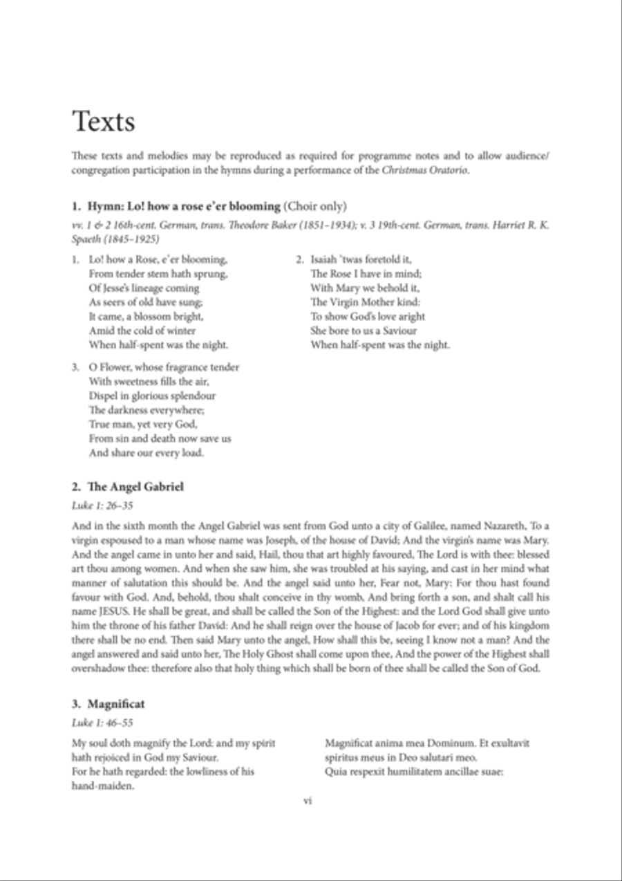 Christmas Oratorio 4-Part scores gallery preview page 6