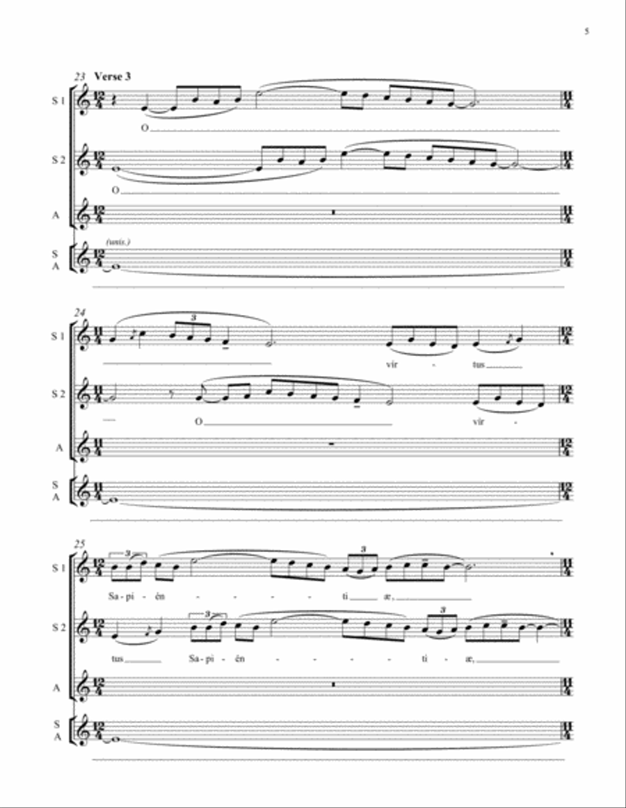 O virtus Sapientiæ O virtus Sapientiæ SSAA scores gallery preview page 6