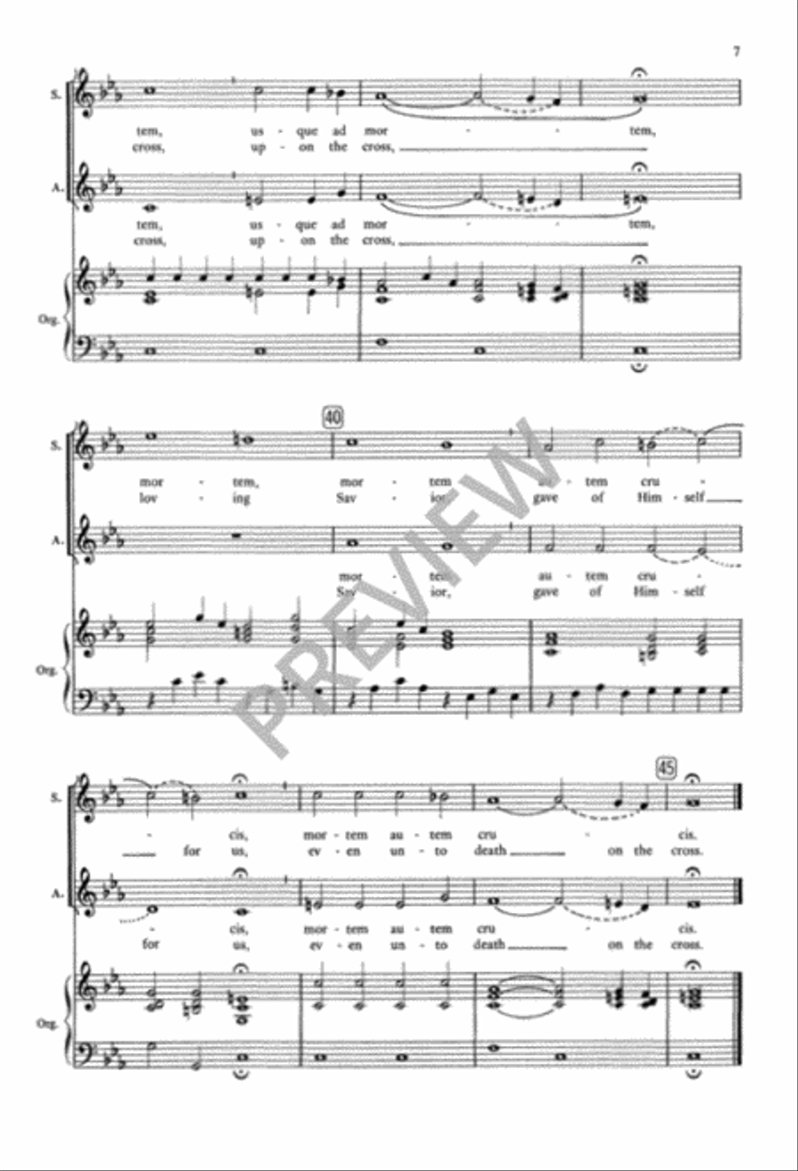 Christus factus est Christus factus est SA scores gallery preview page 8
