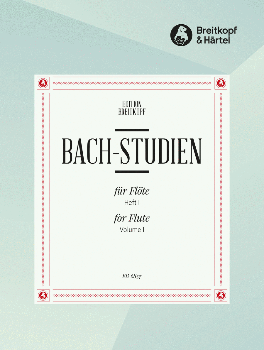 Bach-Studien fur Flote, Heft 1