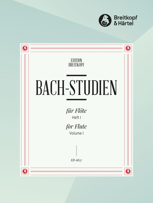 Book cover for Bach-Studies for Flute