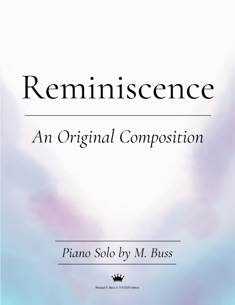 Reminiscence - piano solo image number null