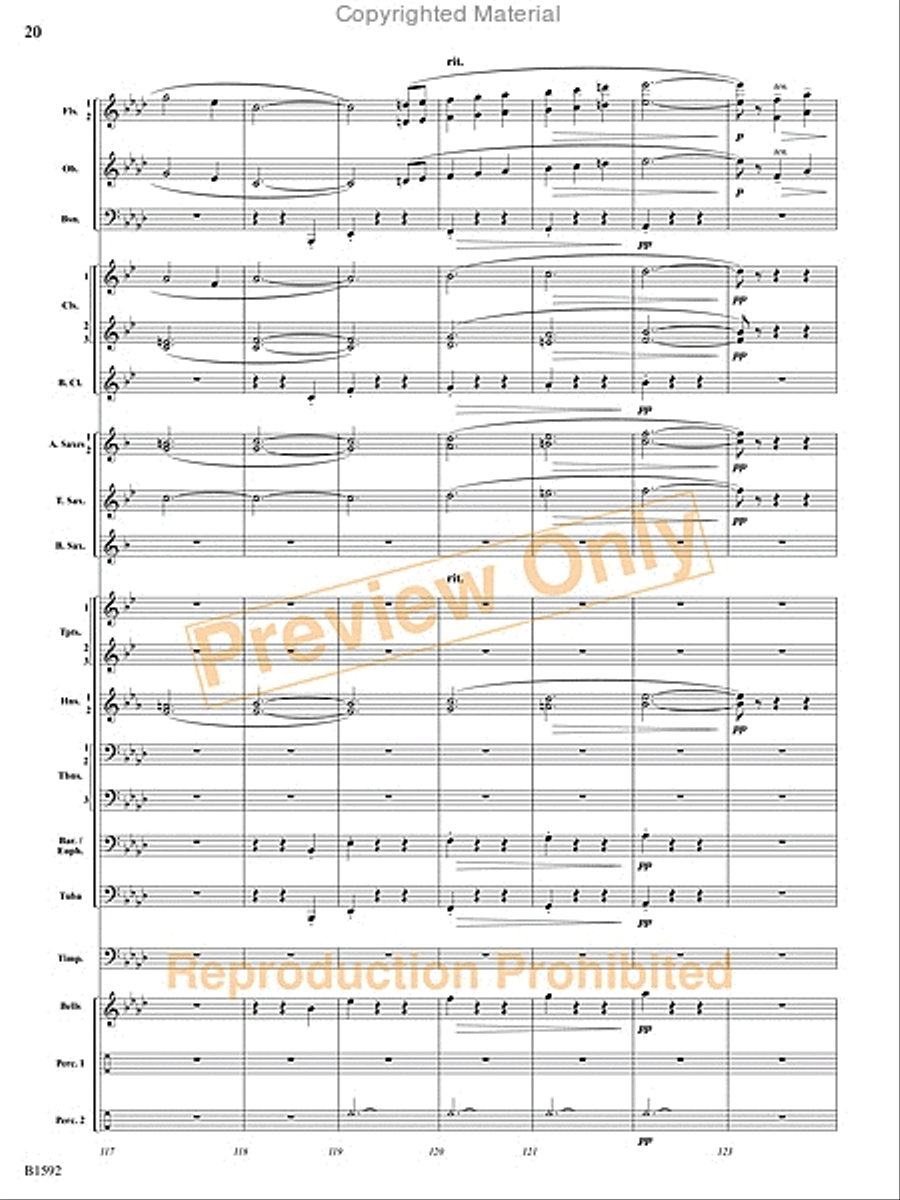 Dance of the Trolls Concert Band scores gallery preview page 21