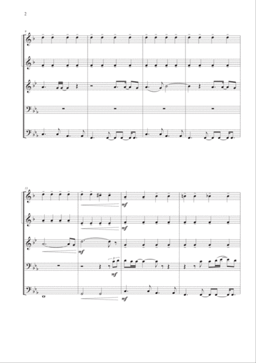 Skyfall Brass Ensemble scores gallery preview page 2