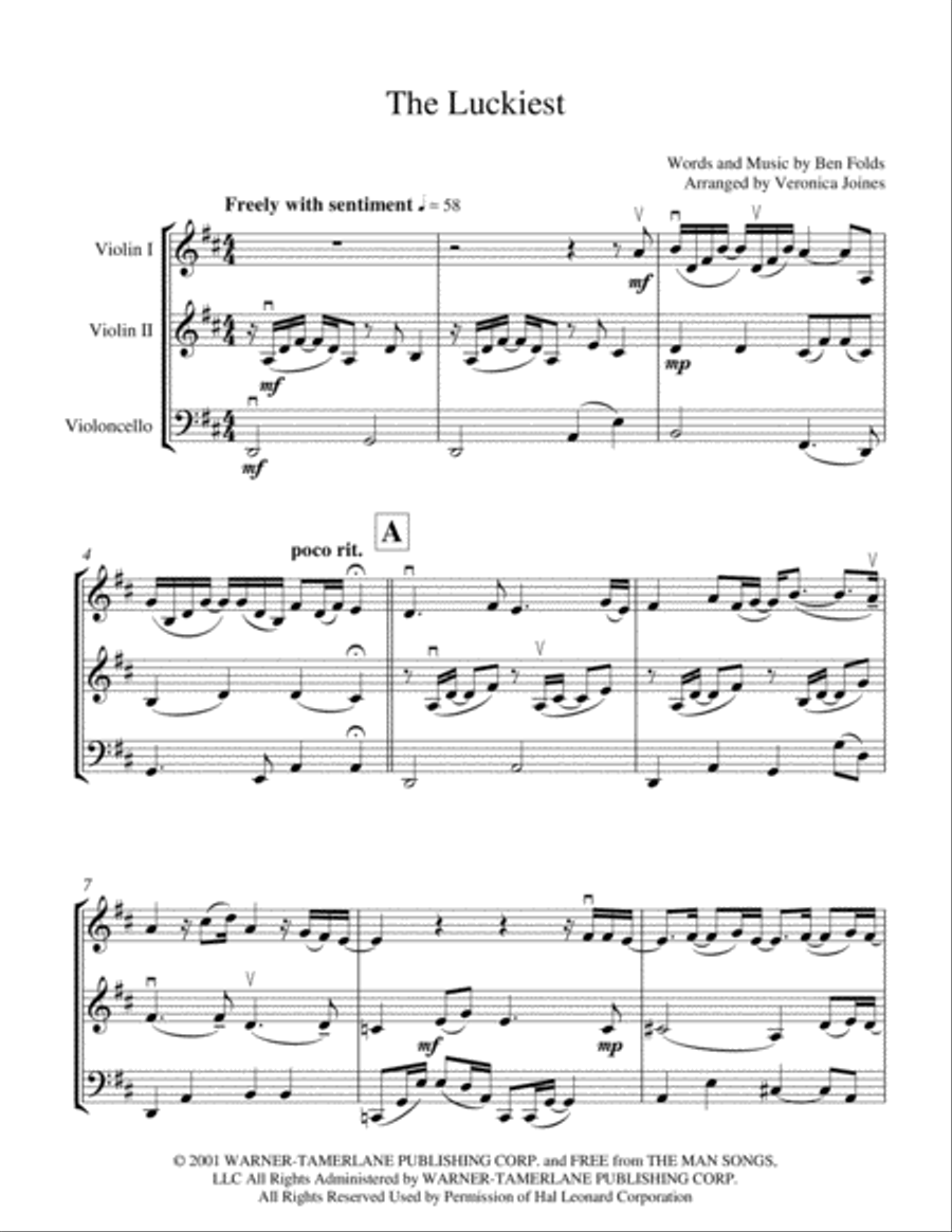 The Luckiest String Trio scores gallery preview page 2