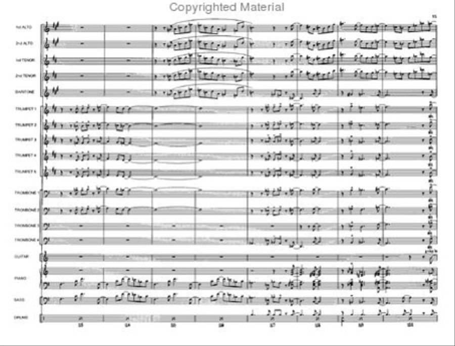 Northern Encounter Jazz Ensemble scores gallery preview page 16