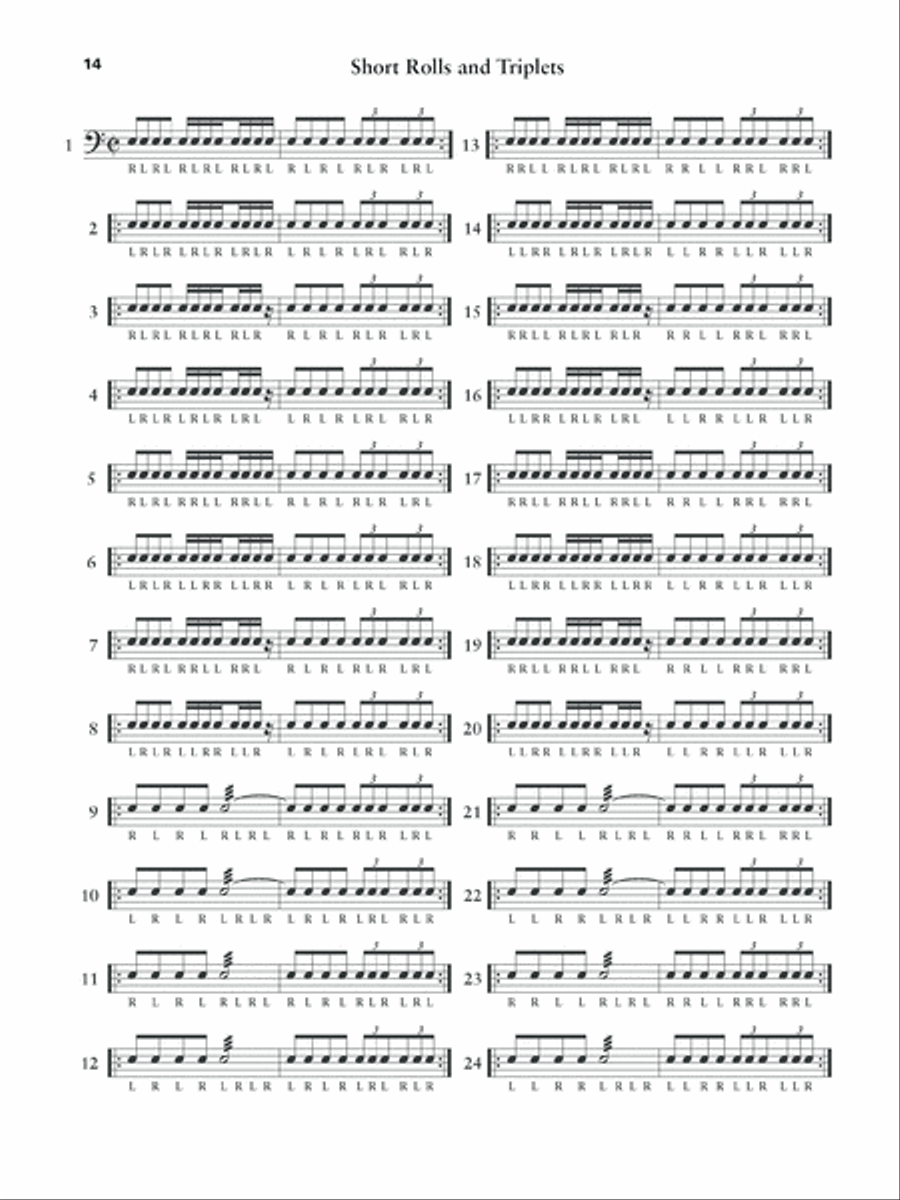 Stick Control Snare Drum scores gallery preview page 7