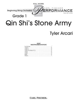 Book cover for Qin Shi's Stone Army