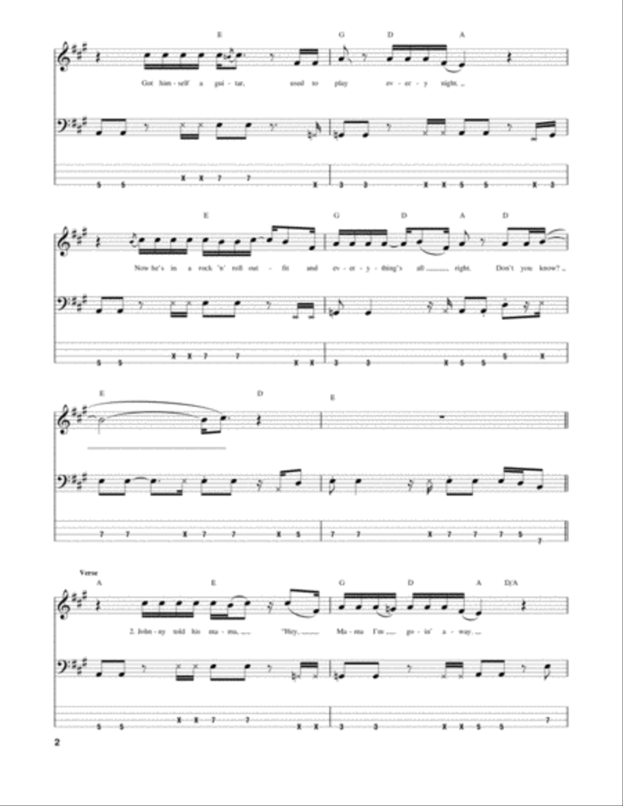 Shooting Star Shooting Star Guitar Tablature scores gallery preview page 2