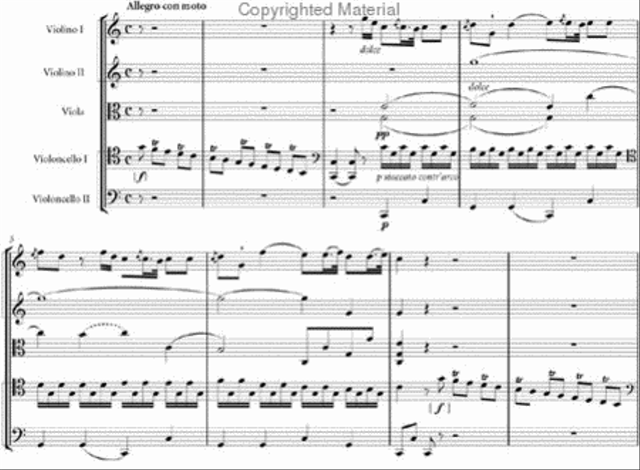 Quintet in C major G310 String Quintet scores gallery preview page 2