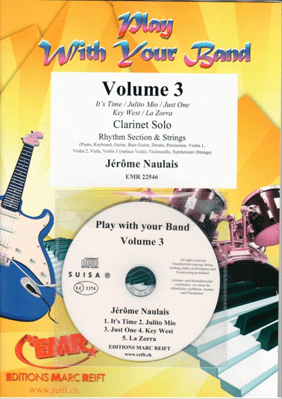 Play With Your Band Volume 3 Clarinet scores gallery preview page 1