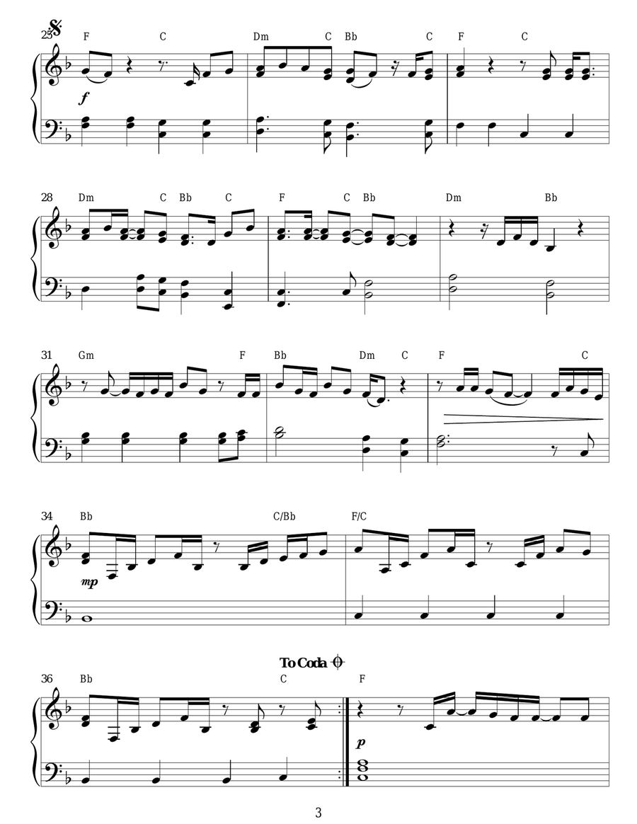 Romeo And Juliet Piano Solo scores gallery preview page 3