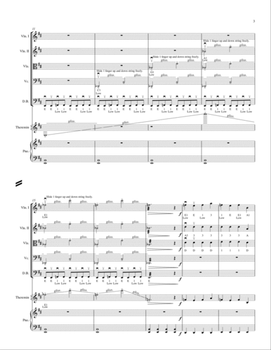 Mysterious Mood String Orchestra scores gallery preview page 3