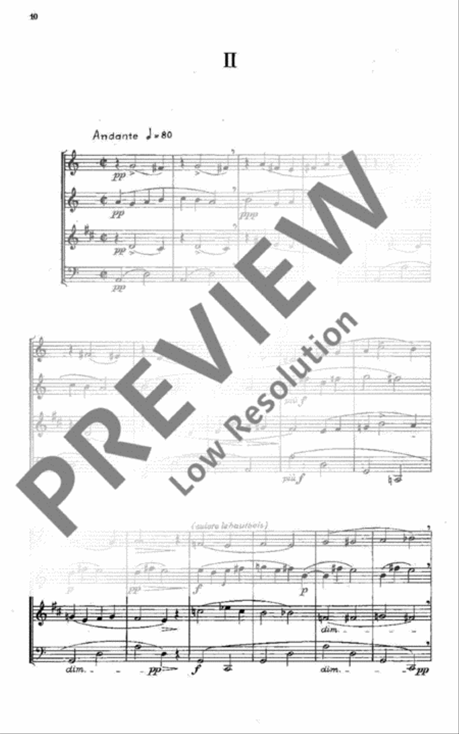 Quartet Bassoon scores gallery preview page 11