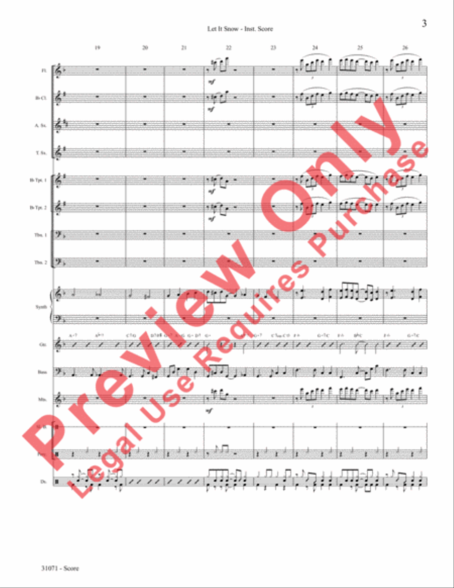 Let It Snow! Let It Snow! Let It Snow! Choir scores gallery preview page 4