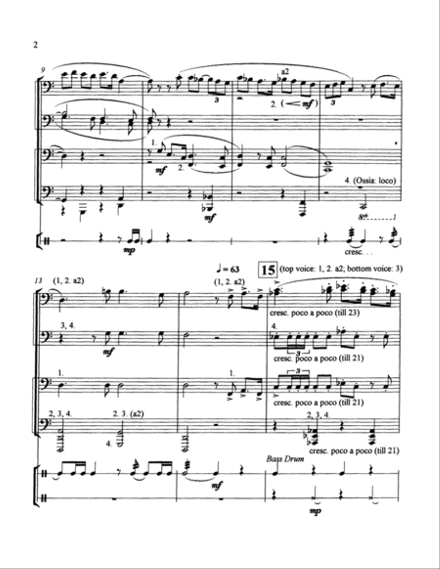 Solemn and Heroic Processional Tuba scores gallery preview page 5