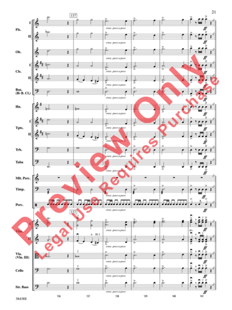 Harry Potter and the Deathly Hallows, Part 2, Selections from Full Orchestra scores gallery preview page 22