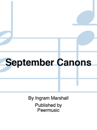September Canons
