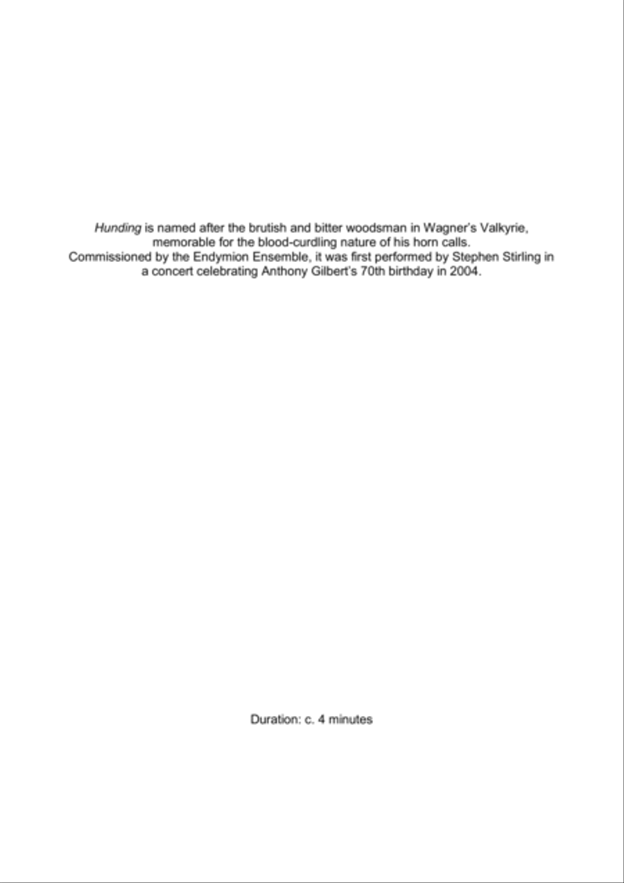 Hunding for solo horn Hunding for solo horn Horn scores gallery preview page 2