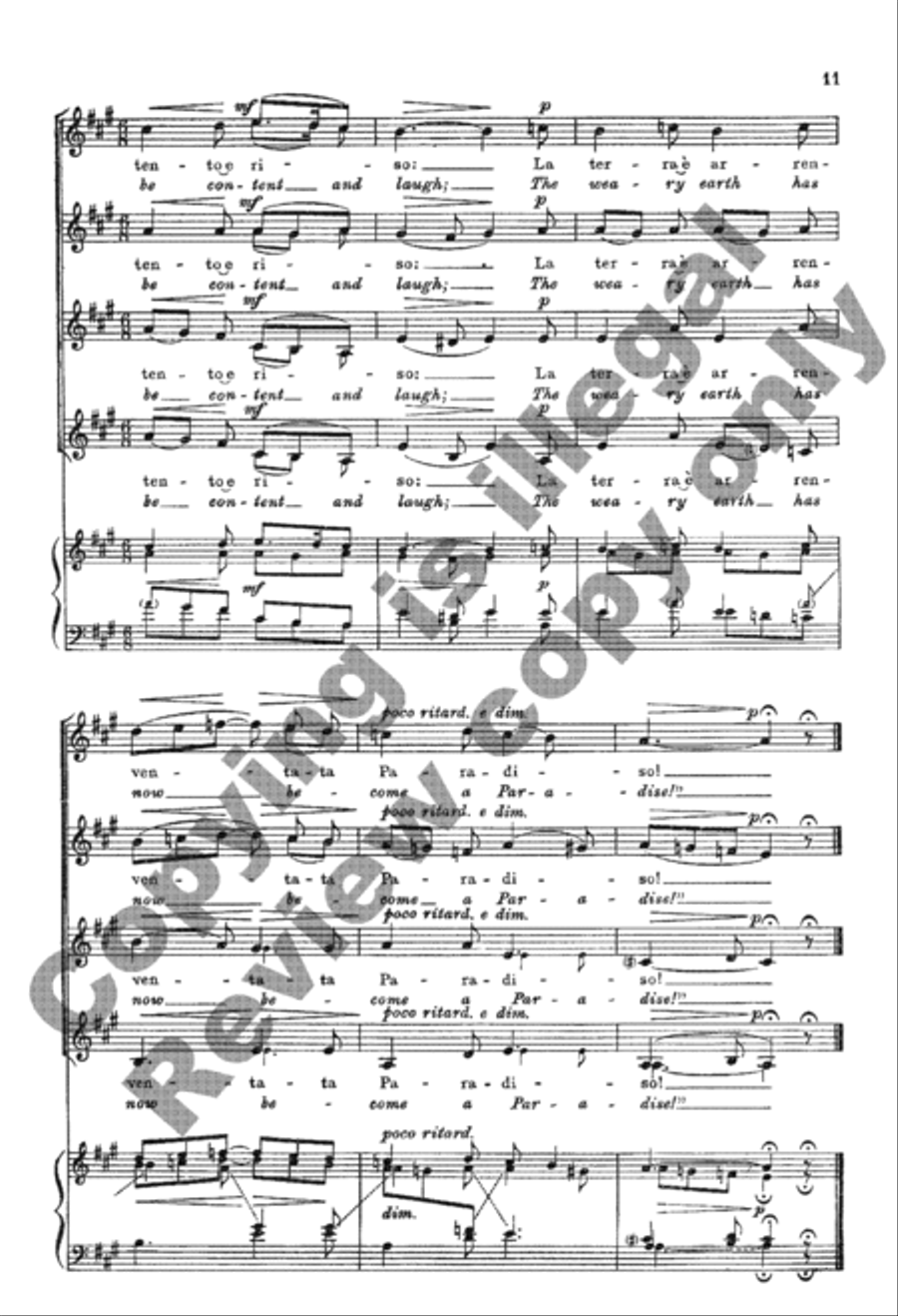 Song of the Bagpipers (Canzone d'i Zampognari) SSAA scores gallery preview page 19
