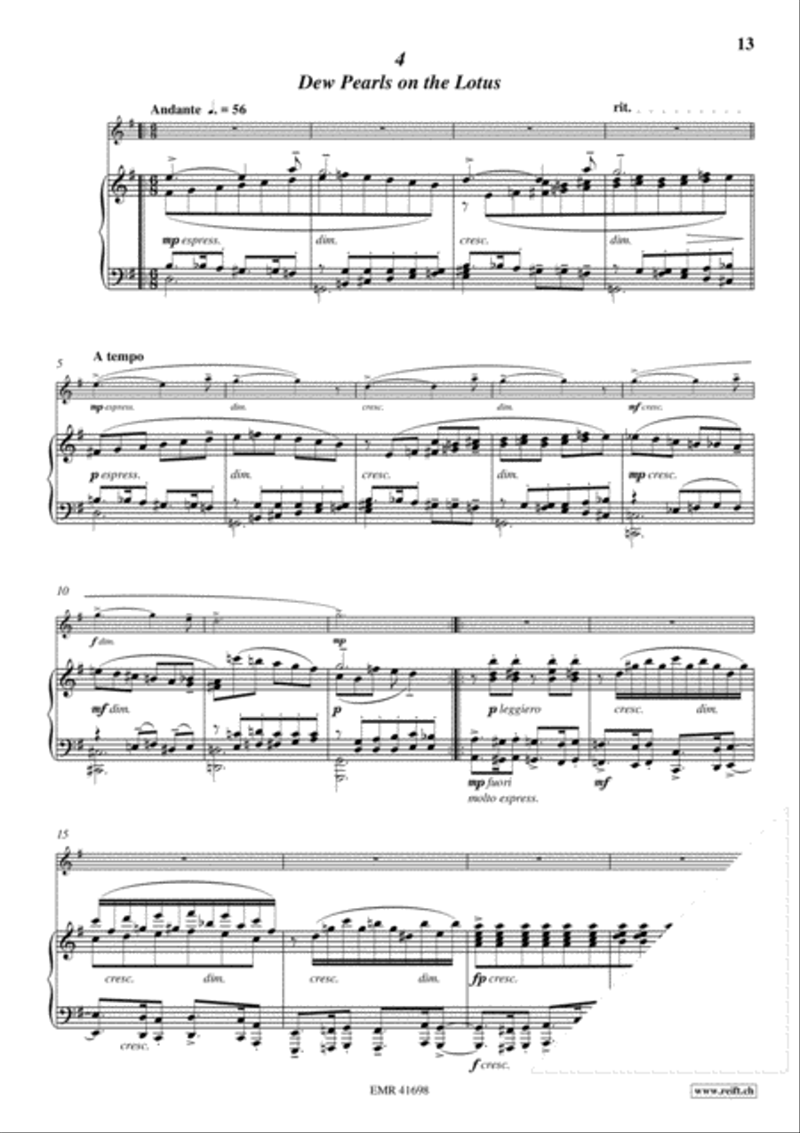 Fuji-san Suite Flute Solo scores gallery preview page 8