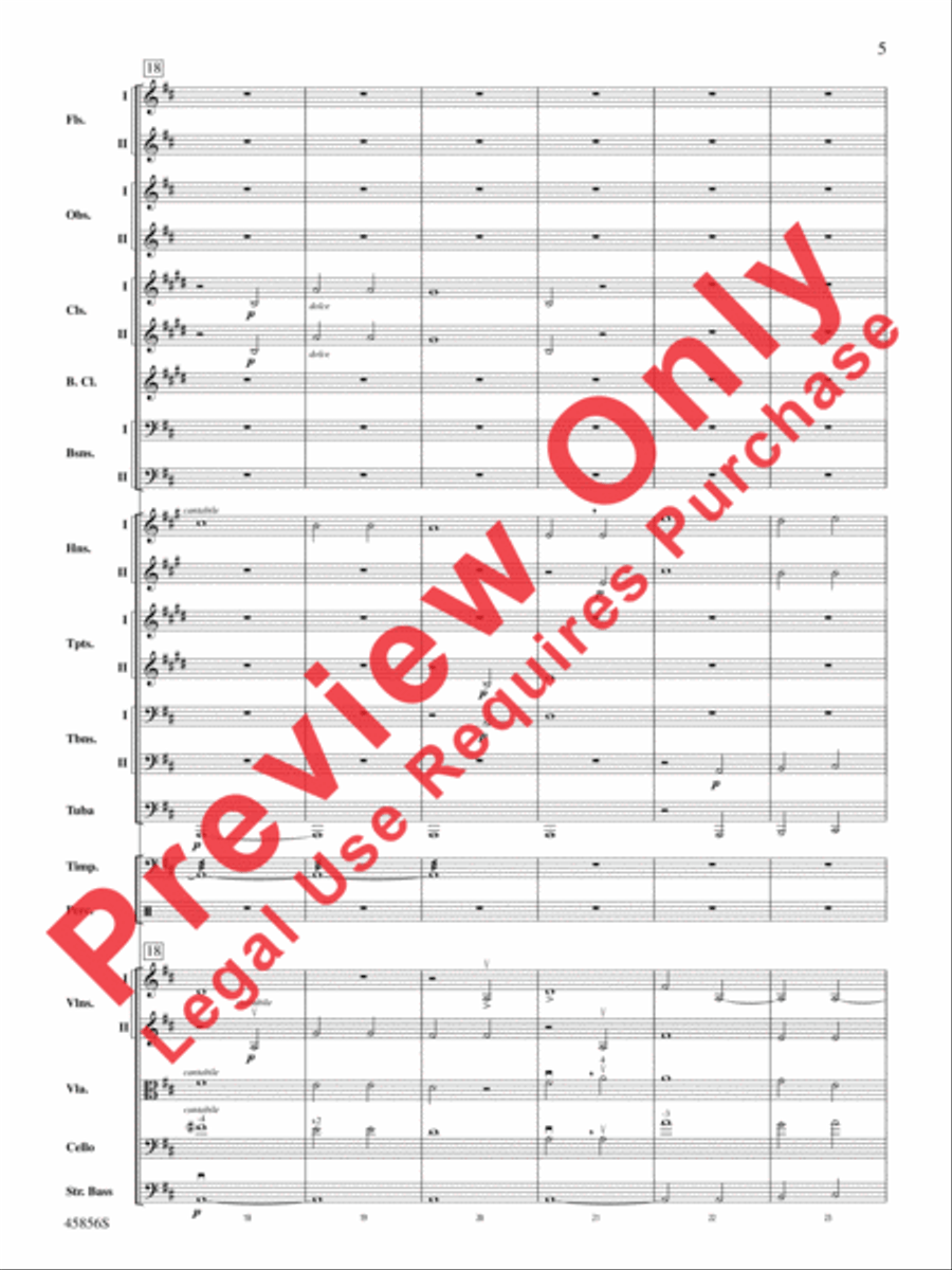 Academic Festival Overture, Op. 80 Full Orchestra scores gallery preview page 5