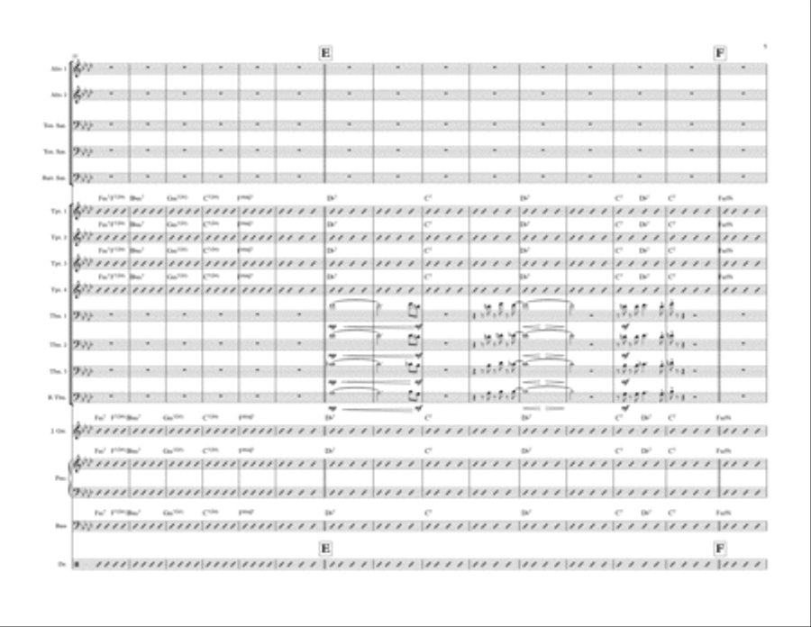 You And The Night And The Music Jazz Ensemble scores gallery preview page 5