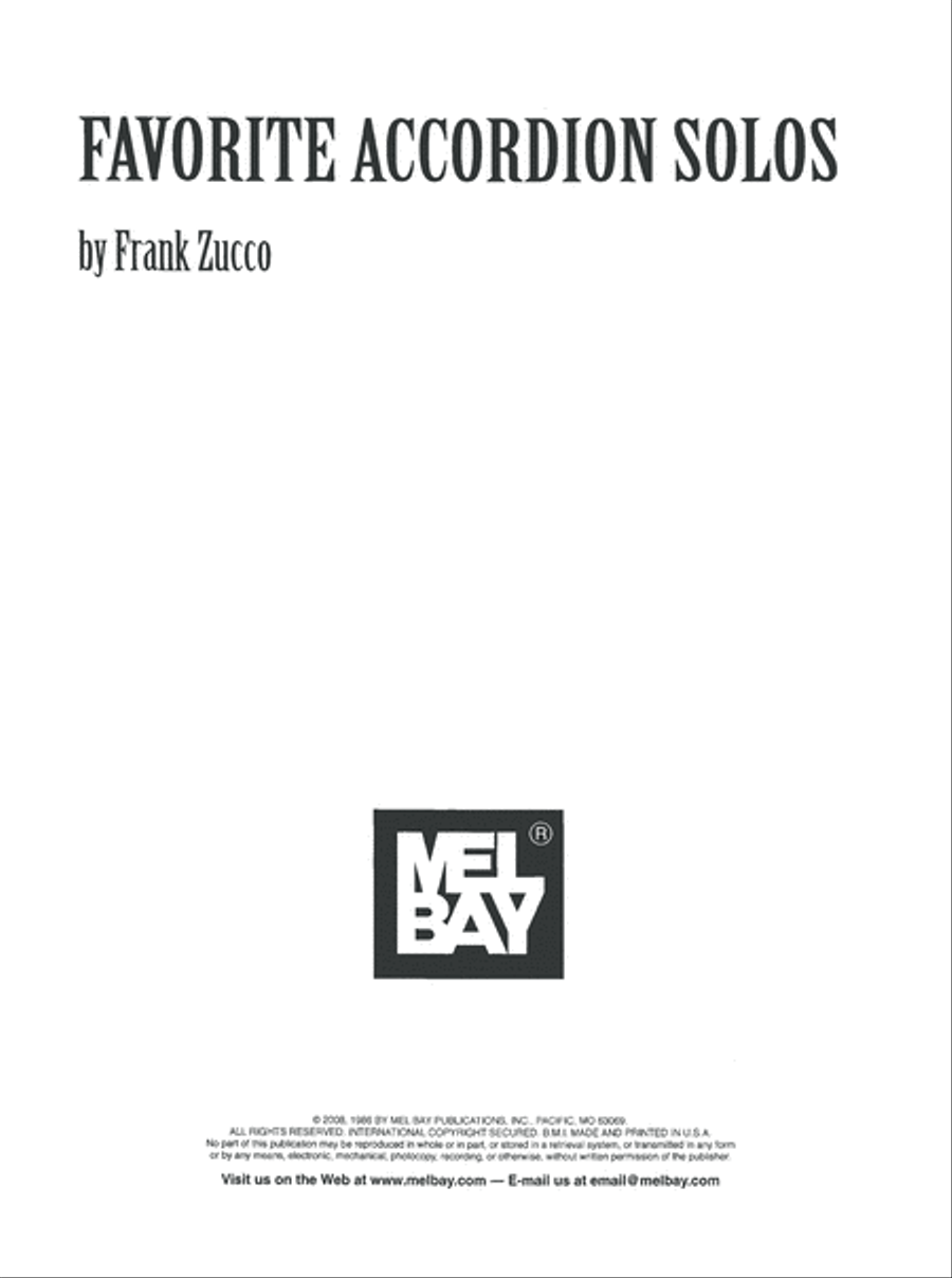 Favorite Accordion Solos Favorite Accordion Solos Accordion scores gallery preview page 2