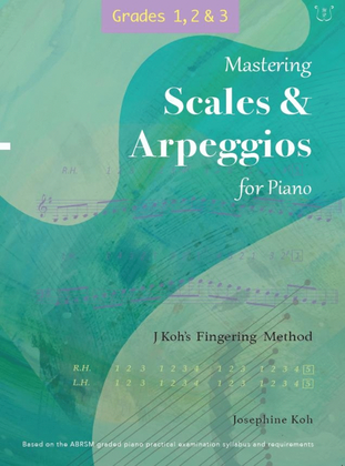 Book cover for Scales & Arpeggios for Piano Grades 1-3