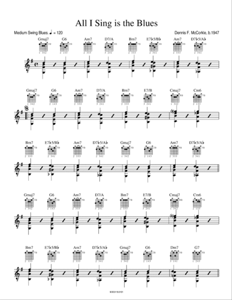 All I Sing is the Blues All I Sing is the Blues Voice Solo scores gallery preview page 4