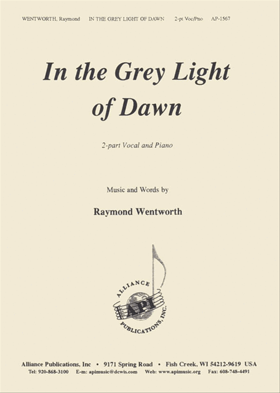 In the Grey Light of Dawn 2-Part scores gallery preview page 1