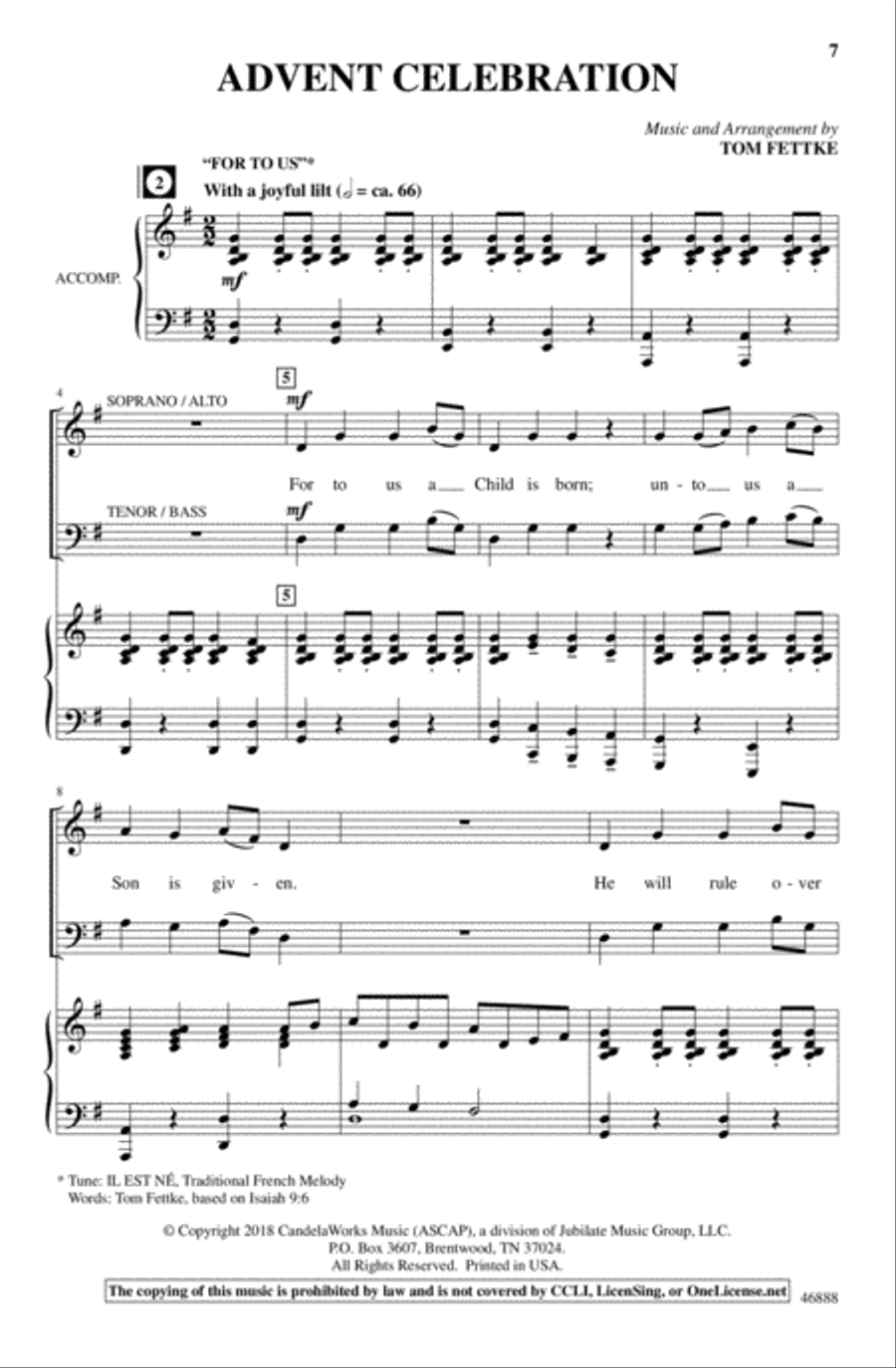 God Came Near God Came Near Choir scores gallery preview page 7
