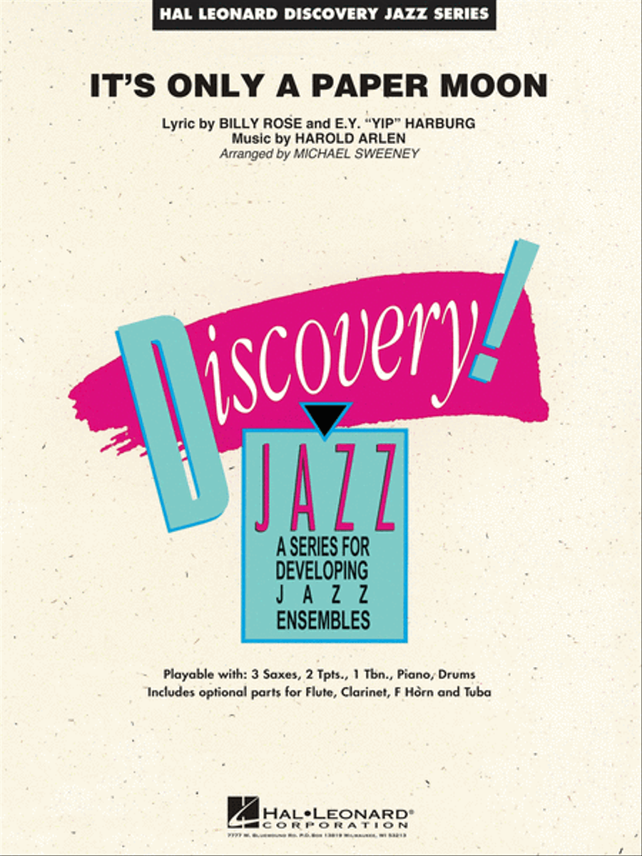 It's Only a Paper Moon Jazz Ensemble scores gallery preview page 1