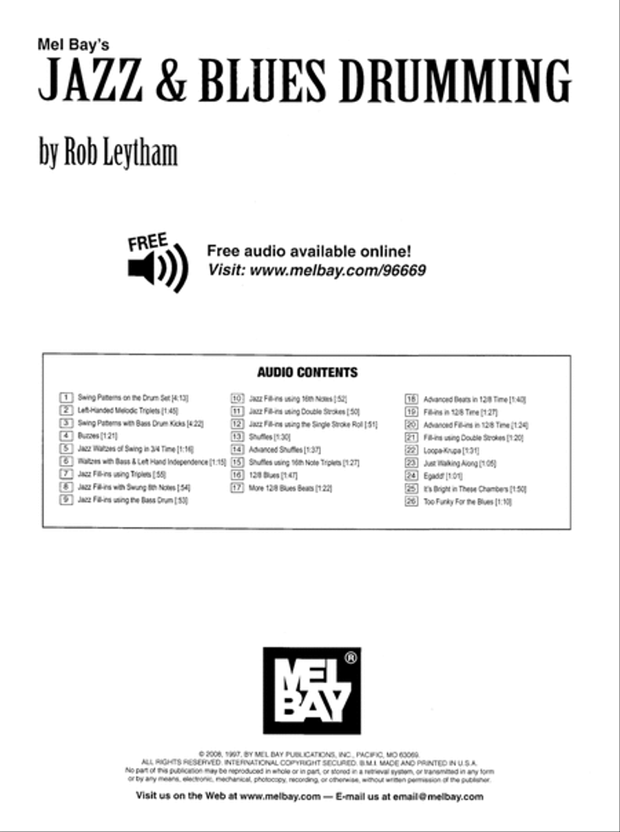 Jazz & Blues Drumming Drum Set scores gallery preview page 2
