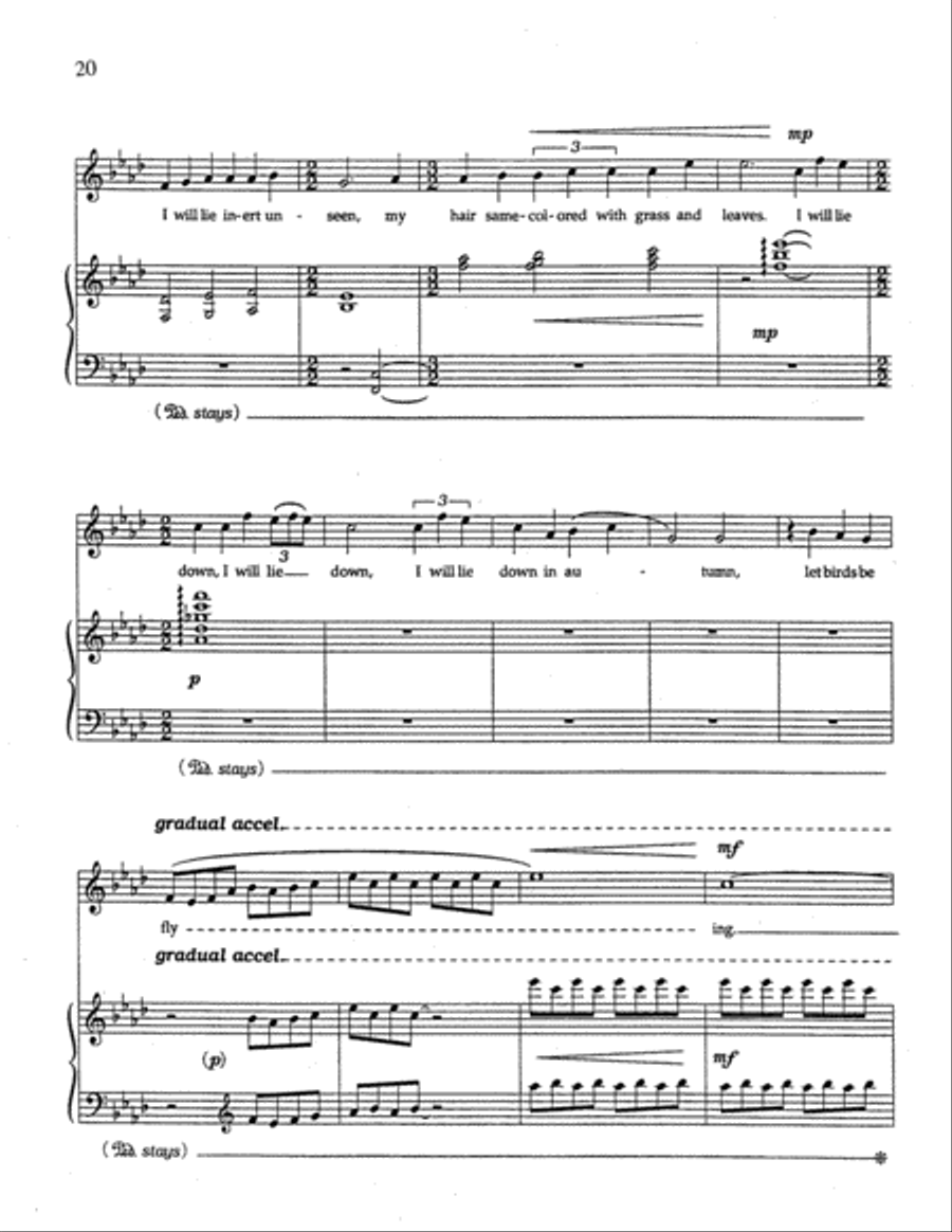 In Autumn In Autumn High Voice scores gallery preview page 2